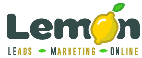 Lemon marketing online logo