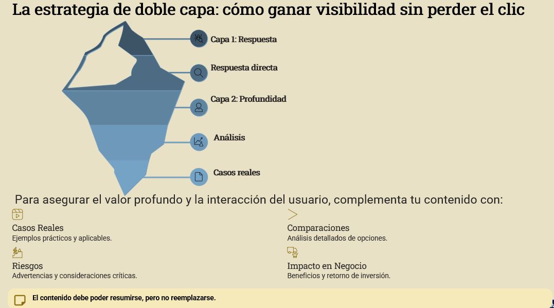 estrategia doble capa