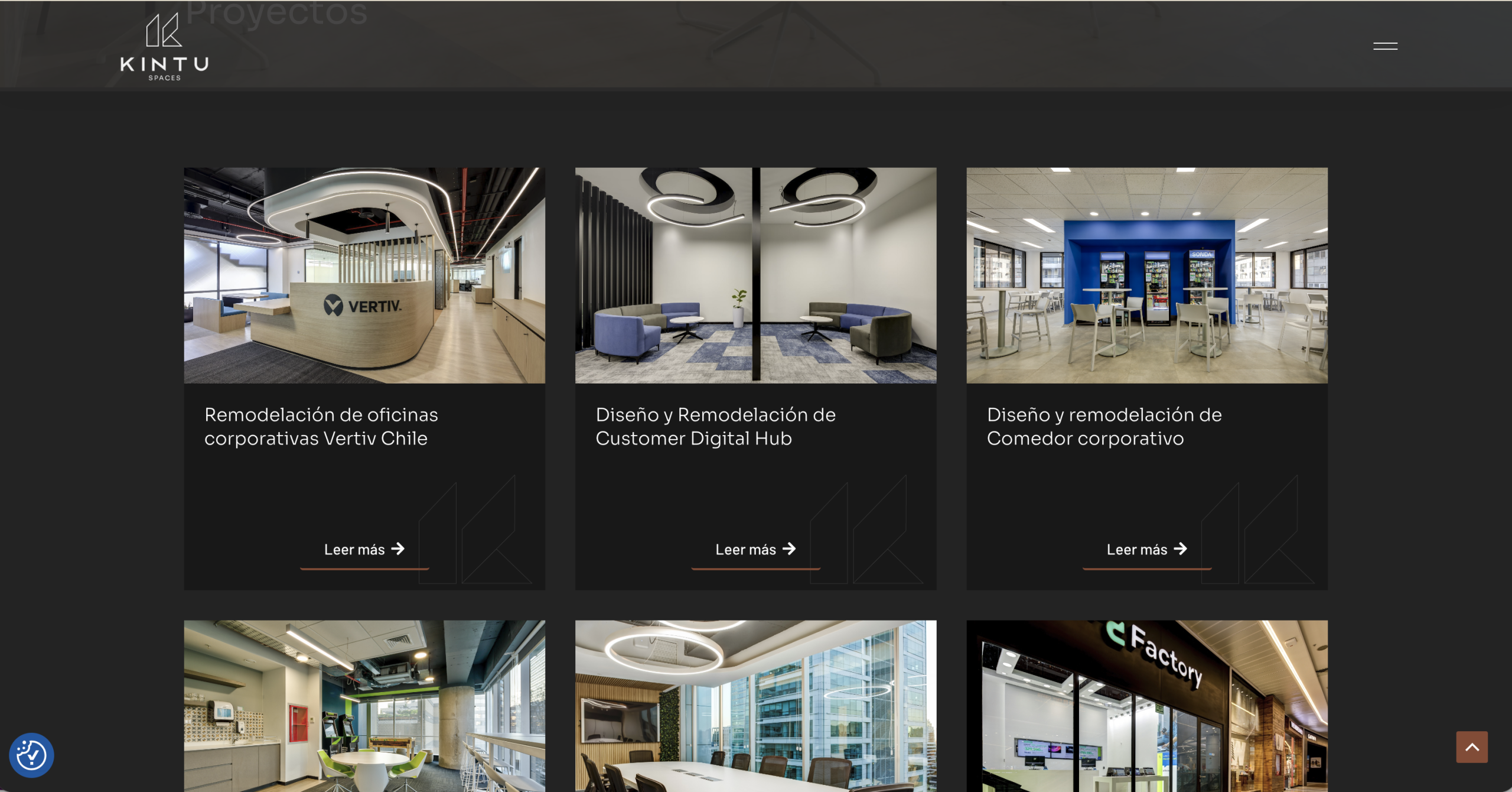 Ficha de un proyecto del portafolio de Kintu Spaces